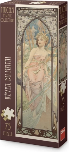 Dino panoramatické puzzle Alfons Mucha – Prebudenie rána 75 dielikov