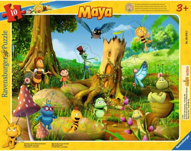 Ravensburger vkladačka Včielka Mája – puzzle 10 dielikov