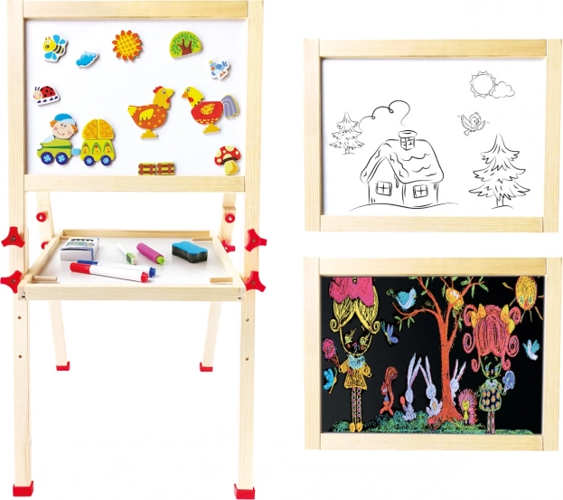 Bino magnetická obojstranná tabuľa