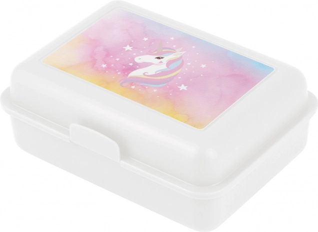 Desiatový box s motívom Rainbow Unicorn