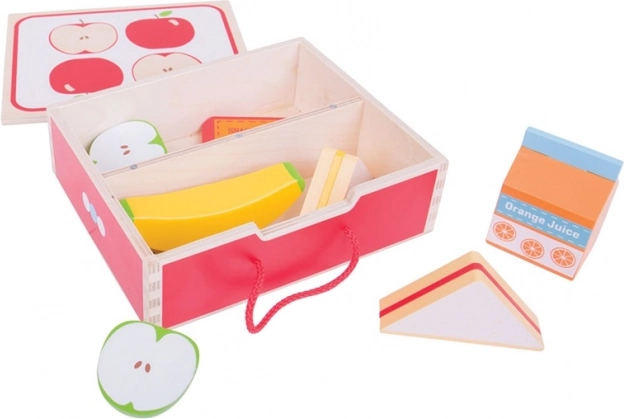 Drevený desiatový box BIGJIGS TOYS