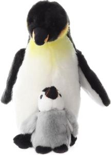 Plyšový Tučniak s Mláďaťom 27 cm