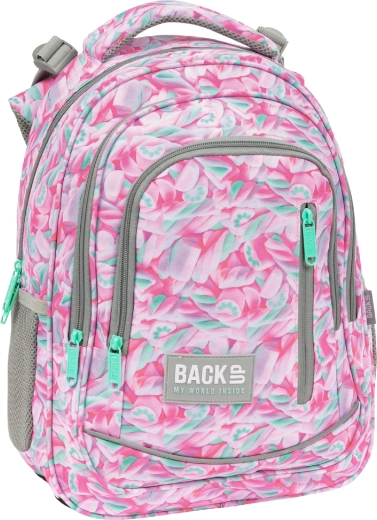 Školský batoh BackUP pianki ružový 24 l