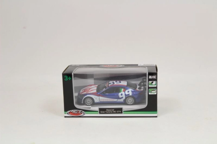 Model auta Maserati GranTurismo MC GT4 1:43 modro-biely