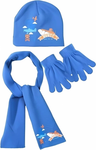 Súprava šálu, čiapky a rukavíc Disney Planes