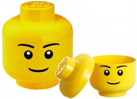 Lego úložná hlava L – chlapec