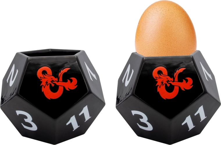 Dungeons & Dragons 3D stojan na vajíčko v tvare kocky D20 - 1 kus