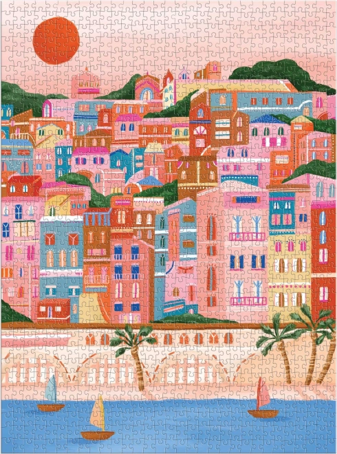 Puzzle Farby Francúzskej riviéry 1000 dielikov