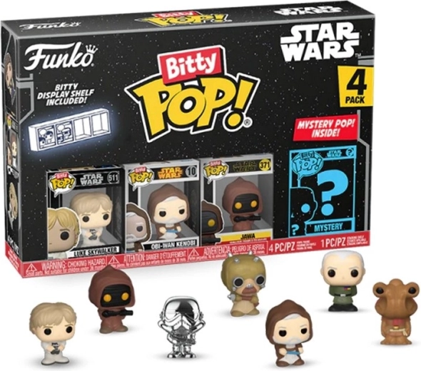 Funko bitty pop! Star Wars Luke 4-balenie