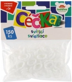 Svietiace céčka 150 ks – plastové spojovacie dieliky
