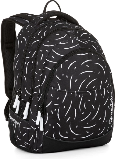 Bagmaster Digital študentský batoh čierno-biely