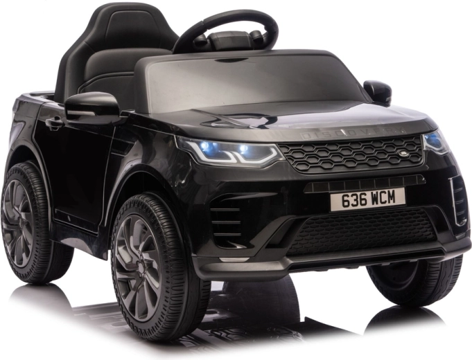 Detské elektrické autíčko LAND ROVER Discovery, čierne