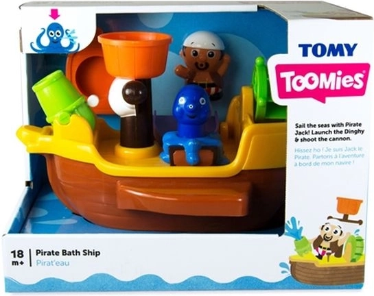TOMY Toomies pirátska loď do vane