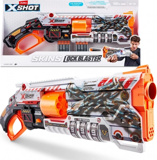 X-Shot Skins Lock blaster s otočným zásobníkom