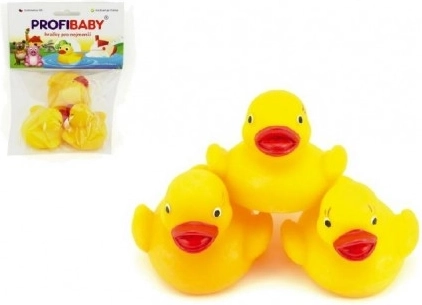 Profibaby malé pískacie kačičky do vane 6 cm (3 ks)