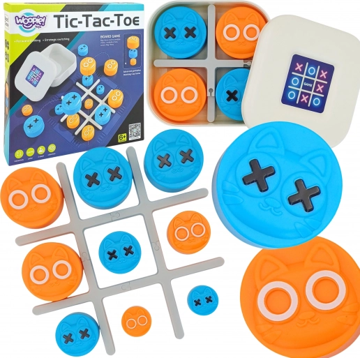 Vrecková hra Tic-Tac-Toe Mačičky v krabičke od Woopie