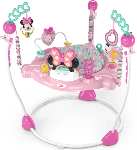 Detské skákadlo a aktívne centrum 2v1 MINNIE MOUSE Forever Besties, 6m+, do 11 kg