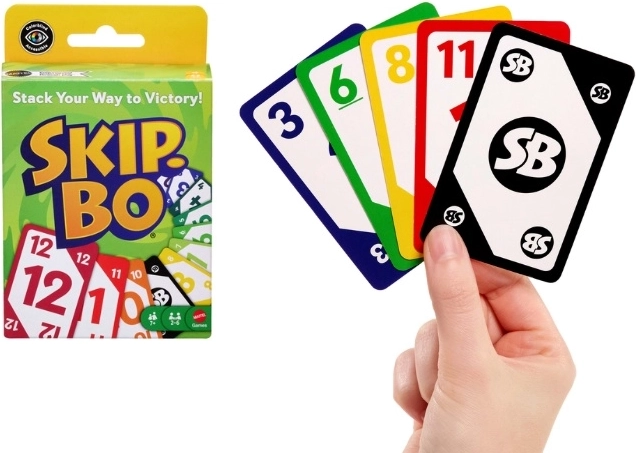 Mattel Skip-Bo kartová spoločenská hra