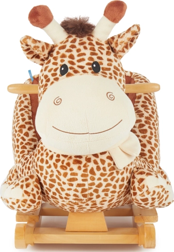 Hojdacia žirafa s polstrovaným sedadlom BIECO