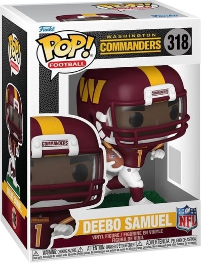 Funko Pop! Football NFL Deebo Samuel – Washington Commanders #318 - 1 kus