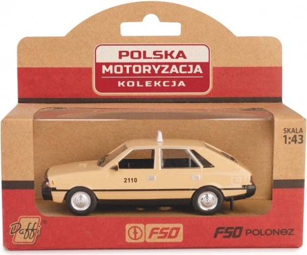 model vozidla fso polonez taxi 1:43 béžový