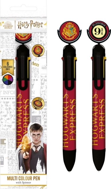 Pero s motívom nástupišťa 9 a 3/4 HARRY POTTER, 6-farebné