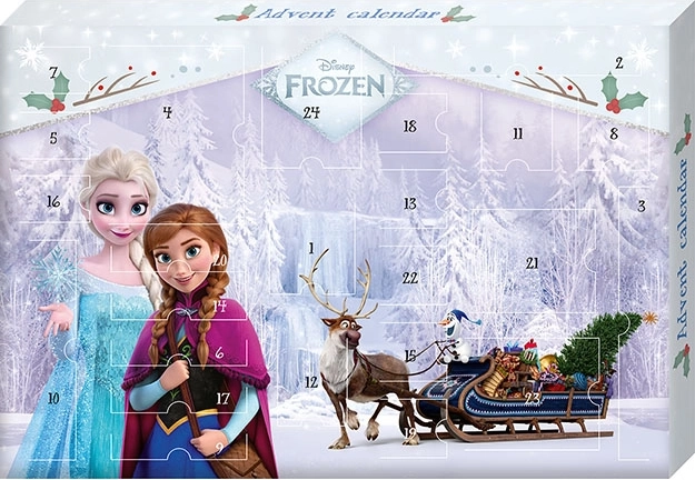 Adventný kalendár Frozen – Ľadové kráľovstvo pre deti