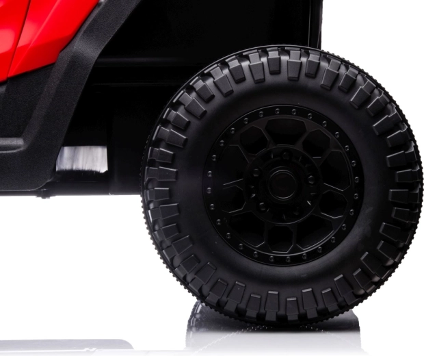 Veľké EVA kolesá 34 × 13 cm pre trakciu a tichý chod