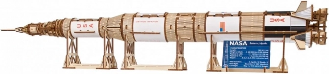 Ugears drevený model rakety NASA Saturn V 1:170