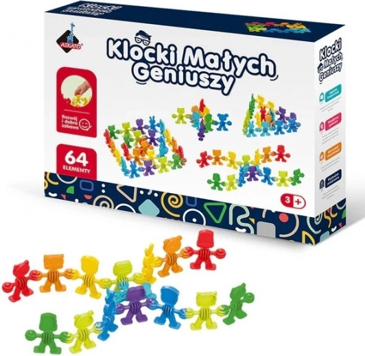 Kocky Malí Géniovia – počítacie figúrky, 64 ks