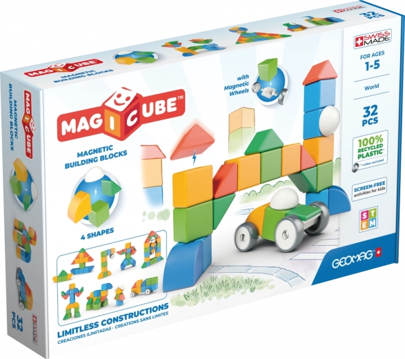 Geomag Magicube Shapes – stavebnica 32 dielikov