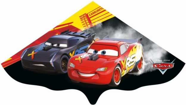 Šarkan na lietanie CARS, jednostrunový 115 × 63 cm