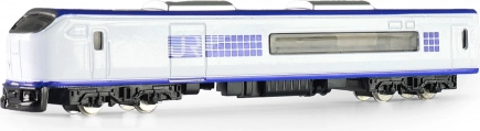 Kovová mini lokomotíva 1:48, biela, 15 cm