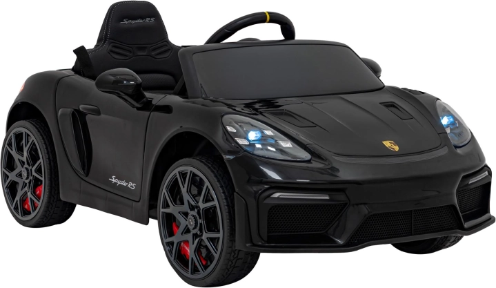 Detské elektrické auto Porsche 718 Spyder RS – čierna
