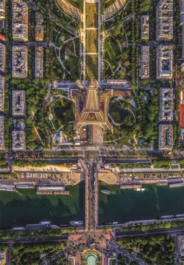 Puzzle 1500 dielikov s motívom Eiffelovky - Clementoni