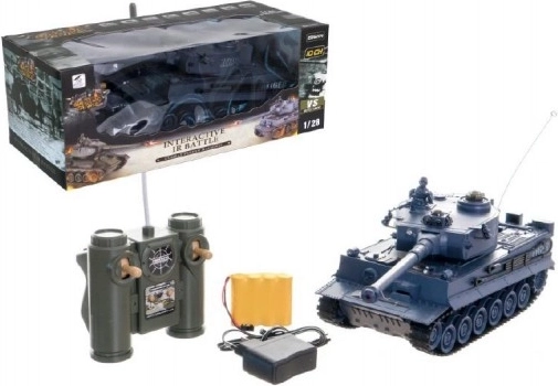 RC tank Tiger I 33 cm so zvukom a svetlom