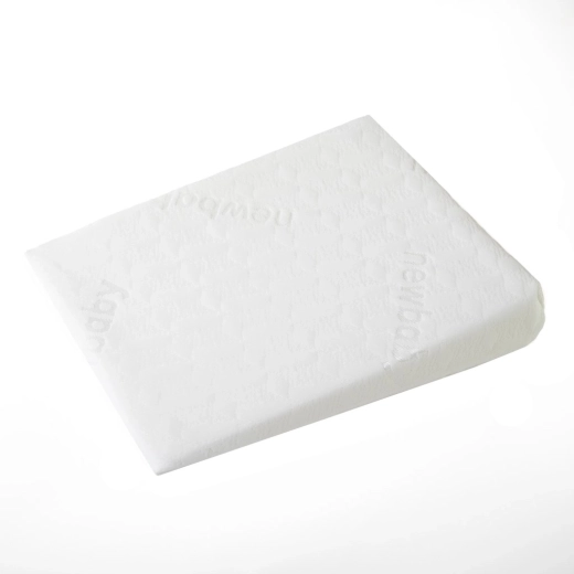 Dojčenský vankúš – klin do kočíka NEW BABY Basic 30 × 37 cm, biely