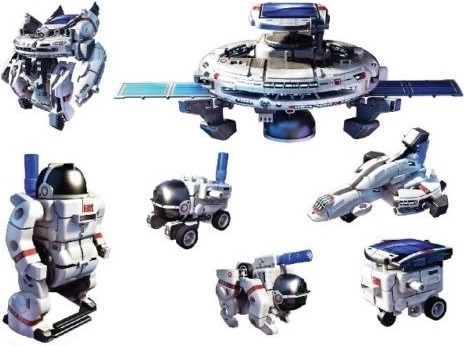 Solárna sada 7v1 pre deti 10+ Vesmírne modely + Solárny panel + Mikrobateria