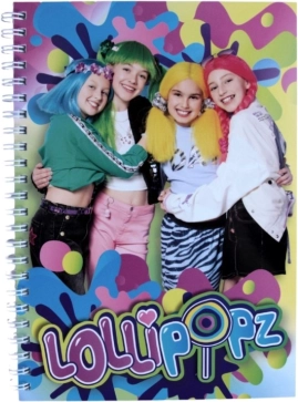 Zápisník A5 Lollipopz s krúžkovou väzbou