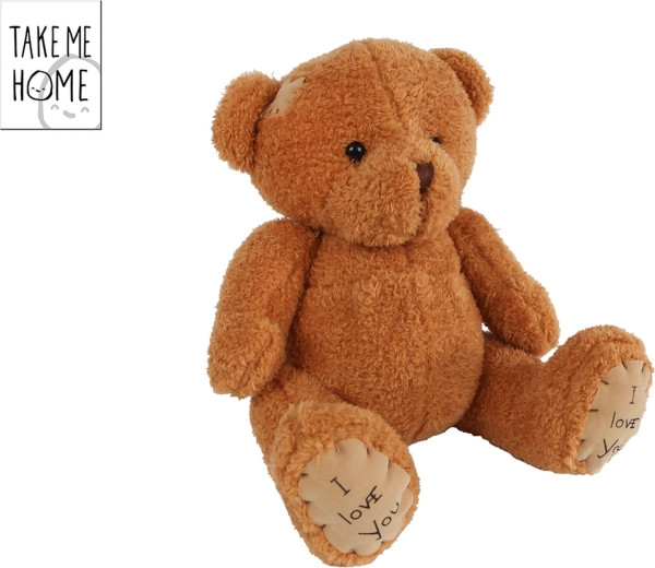 Sediaci plyšový medvedík Take Me Home 25 cm