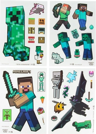 Minecraft nálepky