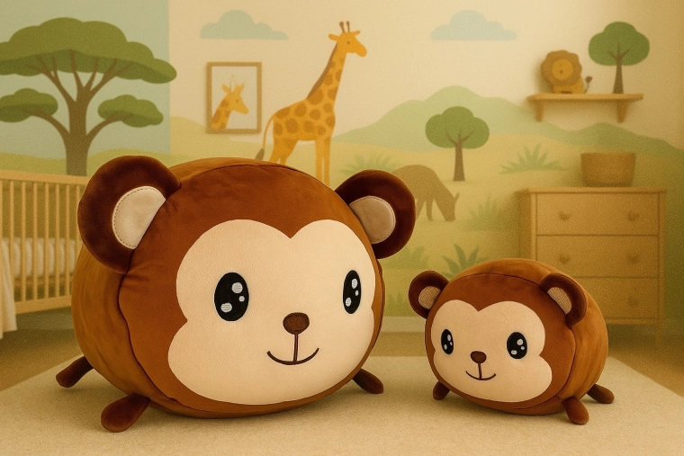 Mäkučká a bezpečná plyš od narodenia