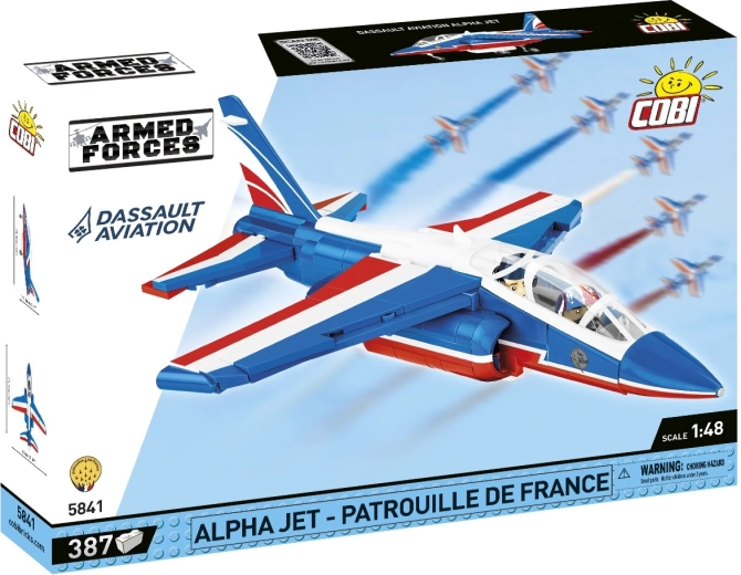 COBI Armed Forces Alpha Jet Patrouille de France 1:48 – stavebnica (387 dielikov)