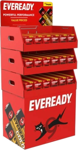 Energizer modulárny podlahový stojan HK pre batérie Eveready