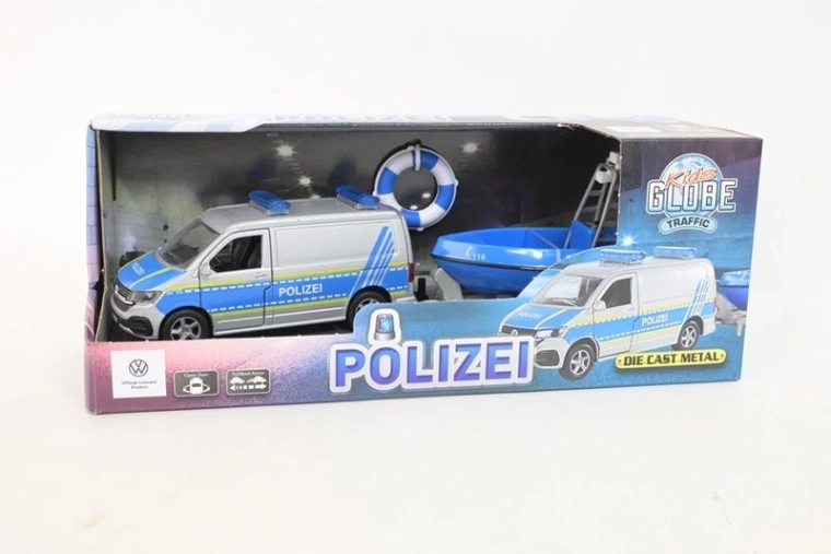 Policajný Volkswagen T6.1 s hliadkovým člnom