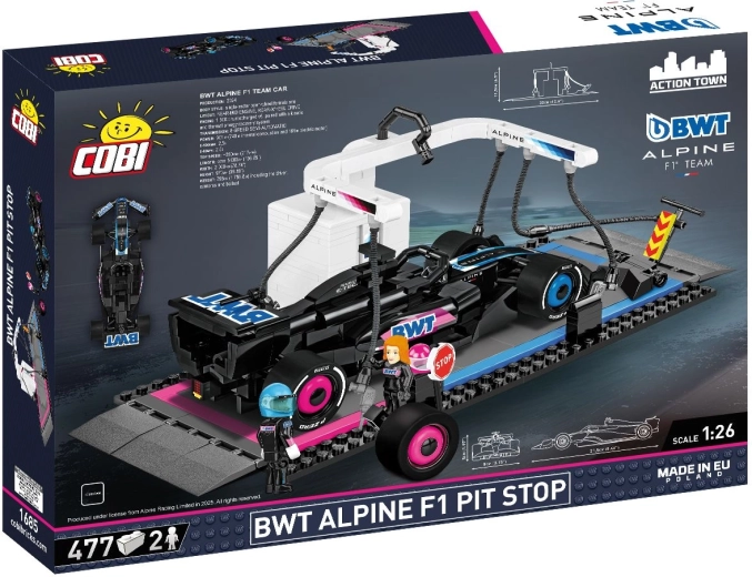 Oficiálne licencovaný pit stop Alpine F1
