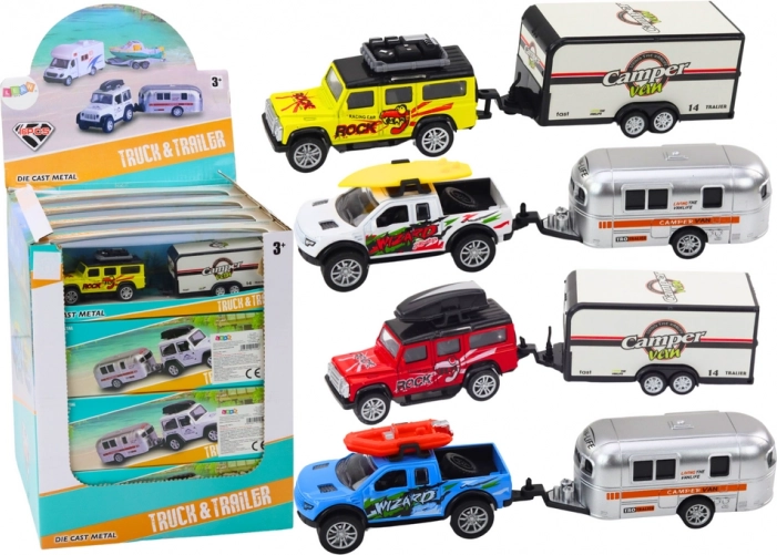 Terénne autíčko s prívesom karavanom