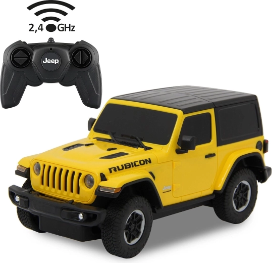 Jamara Jeep Wrangler JL RC auto 1:24 žlté 2,4 GHz - 1 kus