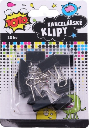Kancelársky klip 10 ks, 19 mm