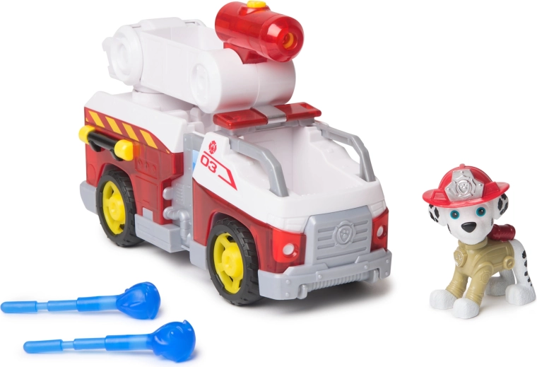 Marshallovo hasičské vozidlo s vodnými strelami